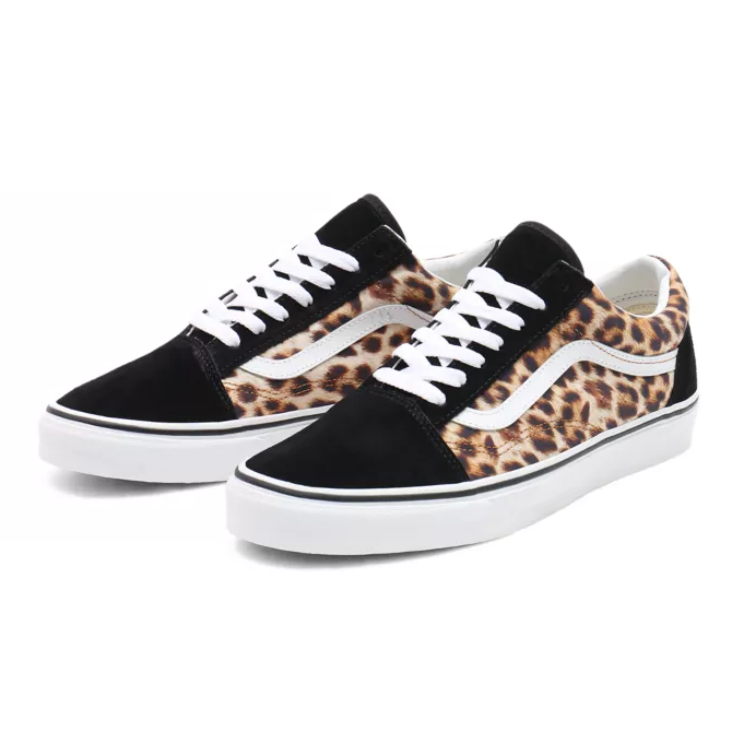 Vans Old Skool Shoes leopard black white